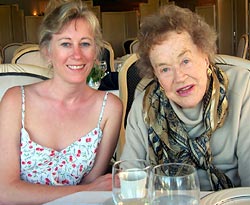 Dagma Lacey & Julia Child at Lunch