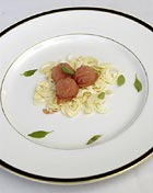 Hearts of Palm Salad with Tomato Granite, Victor Scargle, Julia's Kitchen at Copia
