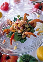 Grilled Shrimp, Heirloom Tomato Preserve, Portola Cafe