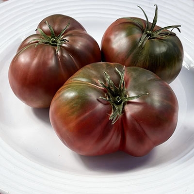 More Carbon Black Heirloom Tomato Premium Seed Packet 